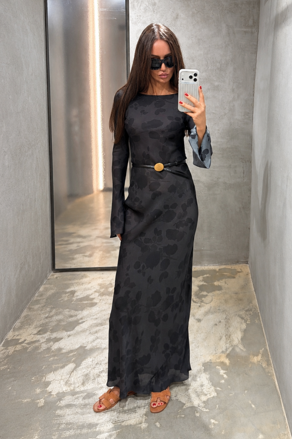 Black Silk Dress