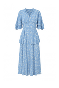 Midi Dress with 3/4 Sleeves