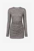 Mini Polka Dot Silk Dress