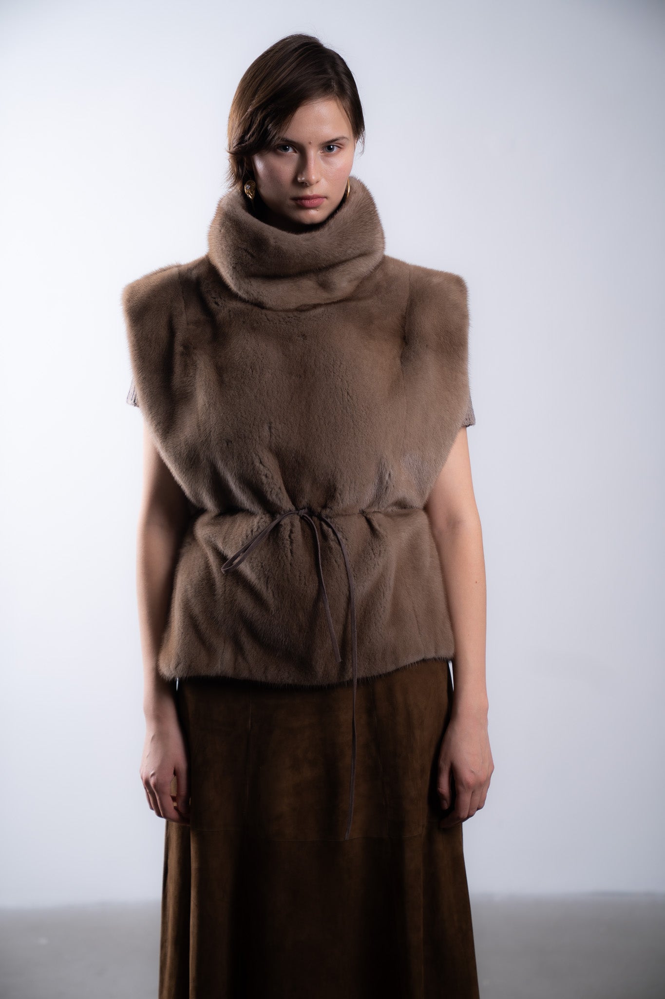 Vest Grey Mink 50 cm