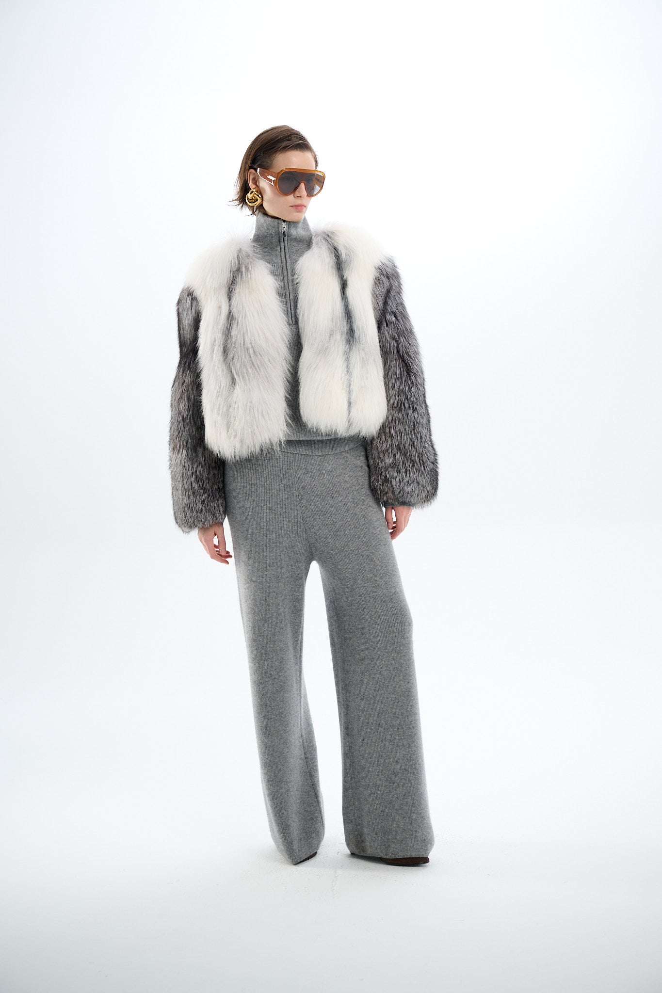 Scandinavian Arctic Fox Jacket 60 cm